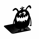 GAMET sujeta Libros de Metal, Modelo Monstruo, 1 Pieza. Sujetalibros, Soporte para organizar Libros, revistas. Ideal para estantería o Escritorio.
