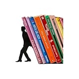 Balvi Sujetalibros Too Many Color Negro Soporte para Libros de Estantería en Forma de Ayudante Divert