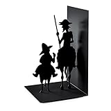 Balvi - Don Quijote sujeta Libros de Metal. Inspirado en la Obra de Cervantes.